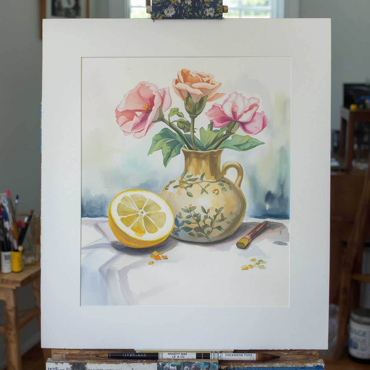 Acrylic paint materials